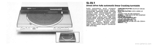 TOCADISCOS TOCADISCOS REPRODUCTOR DE ÁLBUMES DE DISCOS DE COLECCIÓN TECHNICS SL-DL1 FUNCIONA NECESITA ELECTRÓNICA STYLUS - Imagen 8 de 9