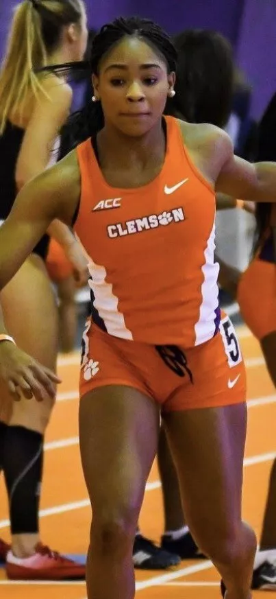 Womens Nike Pro Elite Clemson Tigers Compression Spandex Shorts Orange  Small S