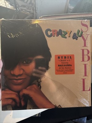 Sybil   Crazy 4 U 12'' Single Vinyl Dance R&B Next Plateau Records Salt-N-Pepa