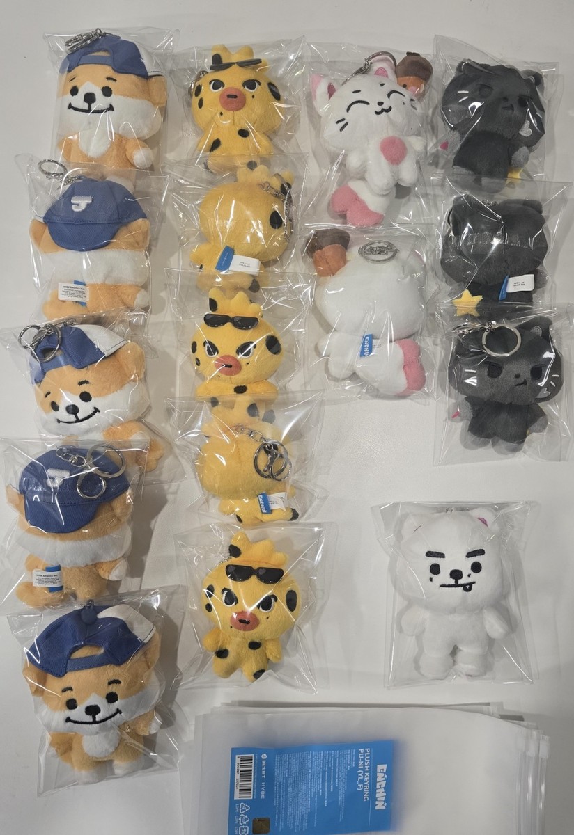 On Hand]ENHYPEN Official ''ENCHIN'' Character Plush Keyring Doll