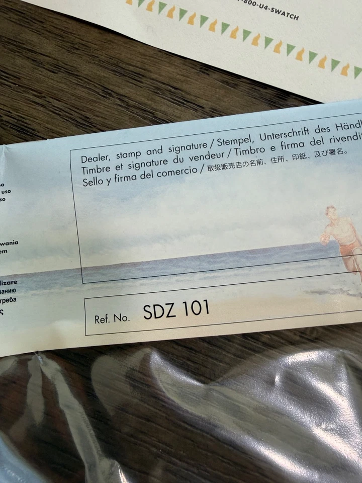 NEW SWATCH SCUBA WATCH C-MONSTA ON THE BEACH SDZ101 LIMITED EDITION #19980 SET - Image 3 of 4