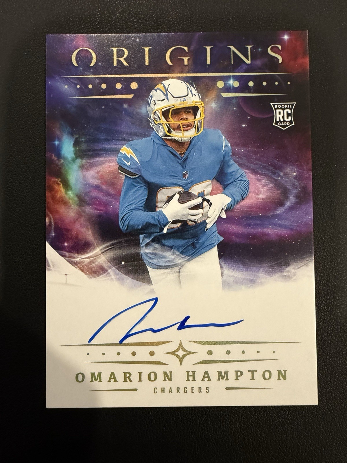 2025 Panini Origins - Rookie Autographs Omarion Hampton #RA-OHA (AU, RC)