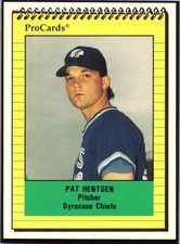 1991 ProCards Minor League Pat Hentgen #2477 Rookie RC Baseball Card LP