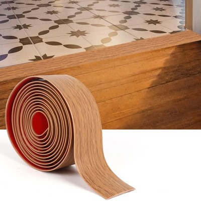 2'' X 10Ft Self Adhesive Floor Transition Strip, Laminate Vinyl Flooring Transit