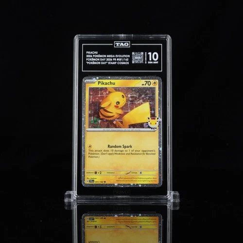 2026 Pokemon - Pikachu (Pokemon Day 2026) Cosmos Holo 051 - TAG 10 + SWIRL!!