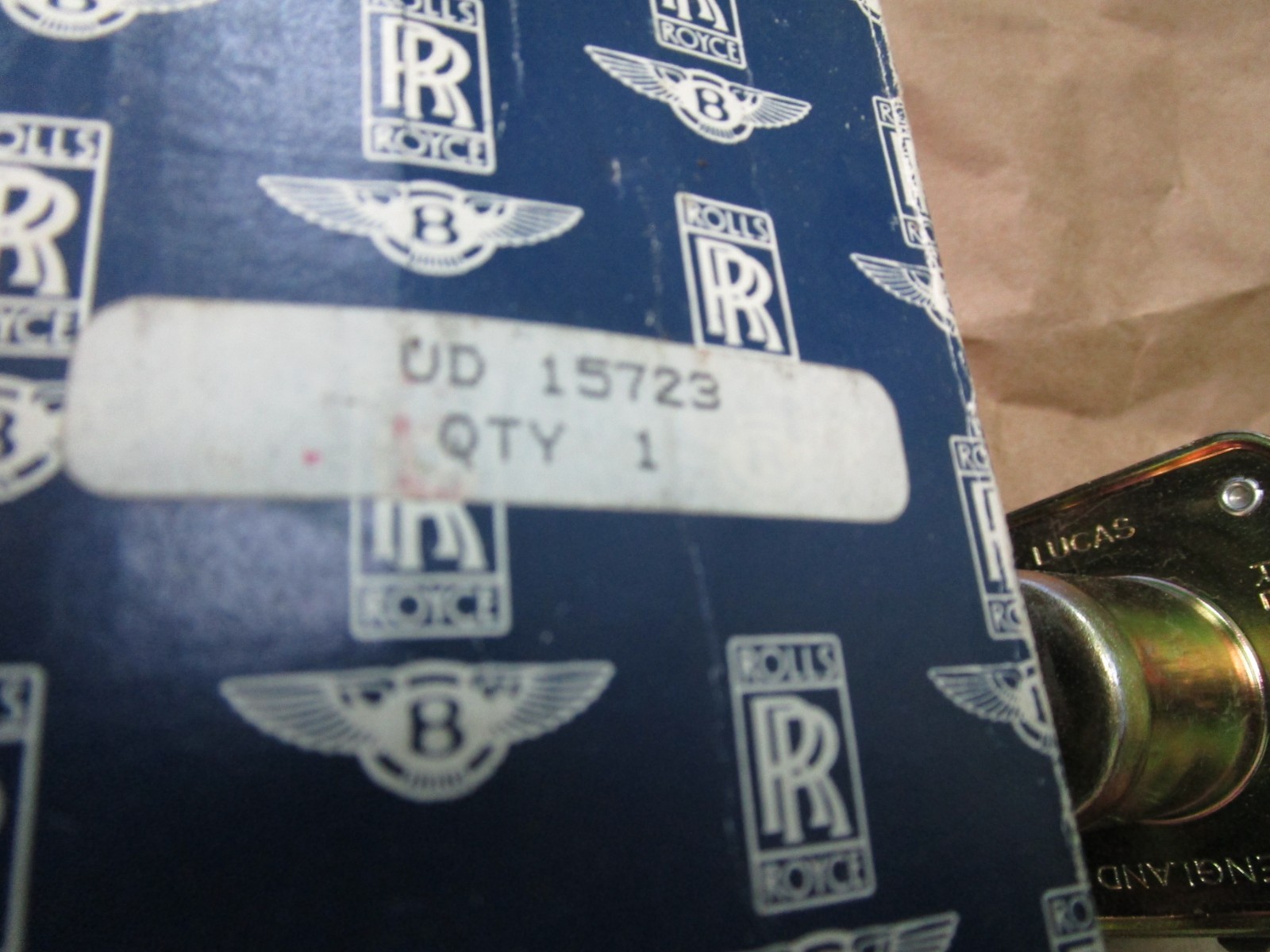 Rolls Royce Corniche, Bentley convertible hood or top pump solenoid UD15723 NOS