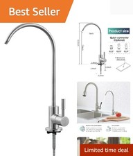 Drinking Water Faucet Brushed Nickel Stainless Steel Kitchen Water Filter Fau...