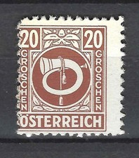 Abart Ank.706 Posthorn stark verz&auml;hnt postfrisch