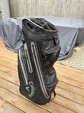 Callaway Chev 14 Dry Waterproof Golf Cart Bag 14-Way Dividers, Black