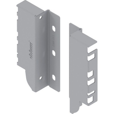 BLUM ANTARO Tandembox Rückwandhalter für Schublade Z30K00S, grau