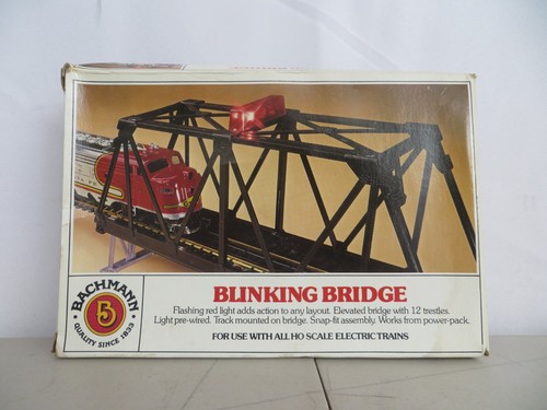 Maqueta tren Bachmann puente parpadeante escala HO sin probar 46-1221 caja dañada | Zustand: New