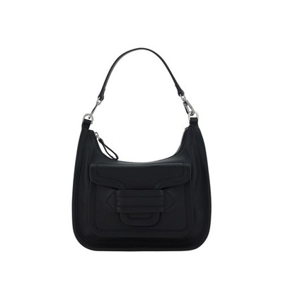 Pierre Hardy Black Calf Leather Bos Taurus Shoulder Bag 100% Authentic