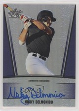 2011 Leaf Metal Draft Purple Prismatic 20/25 Nick Delmonico Nicky Auto 0s3