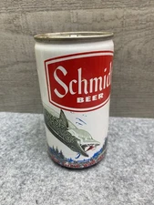 Schmidt Beer Can Vintage 12oz Aluminum Recyclable Fishing Design