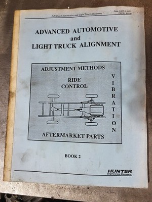 Automotive Tech Manual From Hunter For Advanced Ride Control