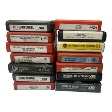 Vintage 8 Track Tape Lot Elton John Paul Simon Neil Diamond Croce
