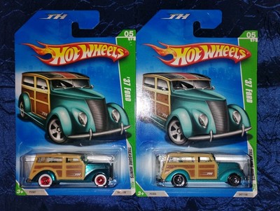HOT WHEELS  2009 '37 FORD WAGON SUPER & REG TREASURE HUNTs 2GETHER 