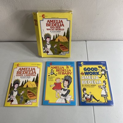 Amelia Bedelia and Her Wacky World 3 Books Set by Peggy Parish *READ*