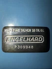 10 Troy Oz Silver Bar .999 Fine Silver Engelhard