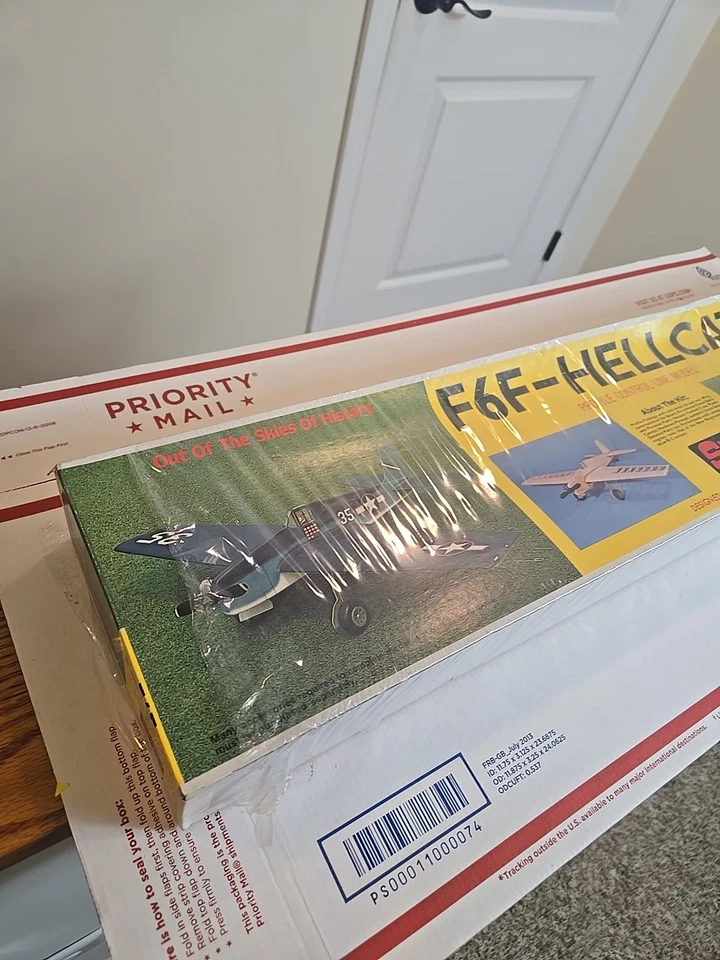 Sterling 'F6F Hellcat' 42" WS Contol Iine Model Airplane Kit S46 - Lot A, READ** - Image 3 of 4