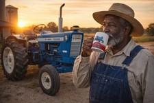 Ford Tractor 7000 Series Coffee Mug Licensed Farm Tractor Collectible Cup
