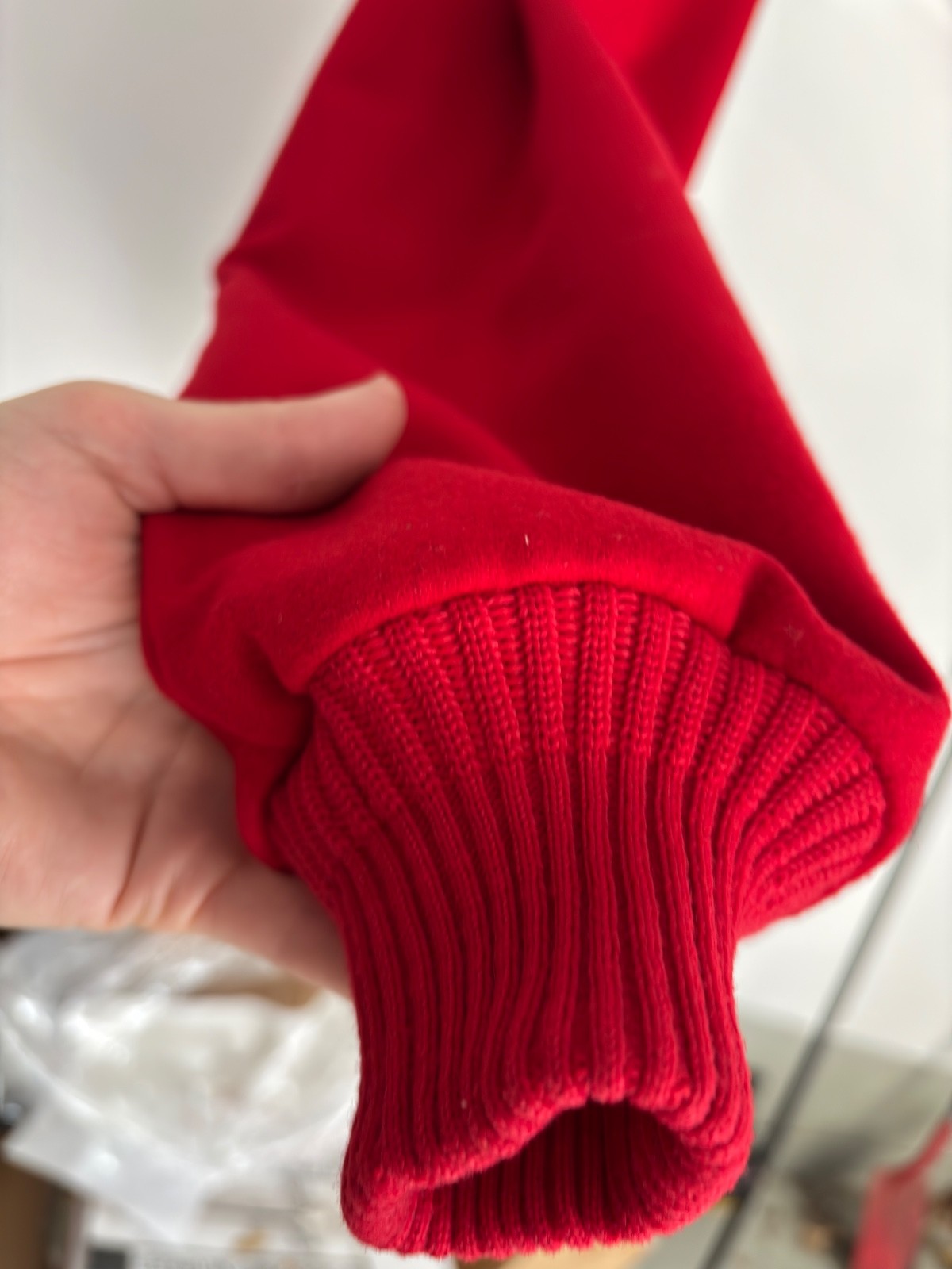 red Pendleton wool bomber jacket with a southwest… - image 4