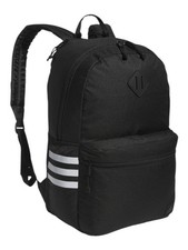 Adidas Classic 3S 5 Unisex School Backpack Fits16" Laptop Black White Stripes