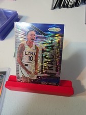 Courtney Williams 2025 Panini Prizm WNBA Fractal #6 Blue Pulsar /199 Lynx