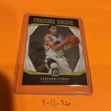 Stephen Curry 2020-21 Donruss Optic Winner Stays #3 Base Golden State Warriors