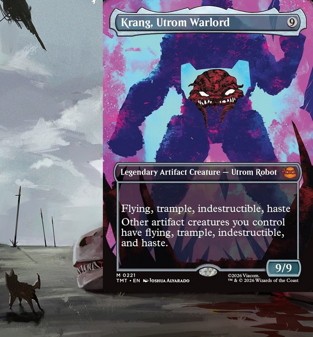 Krang, Utrom Warlord Deck MTG Magic Ready-to-Play Indestructible