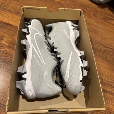 Nike W Hyperdiamond 4 Elite Softball Cleats Shoes CZ5917-012 Womens 10 Grey NIB