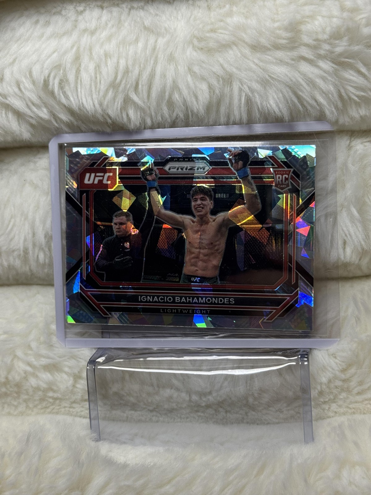 2023 Panini Prizm UFC #62 Ignacio Bahamondes Ice Prizms