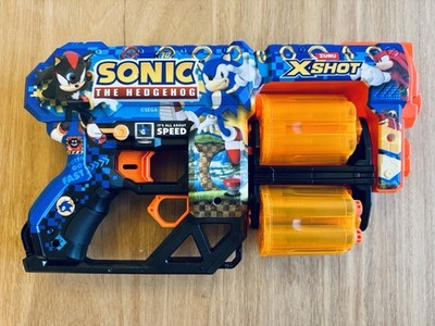 XSHOT SKINS DREAD Sonic The Hedgehog Blaster (6 Air Pocket Darts) von ZURU