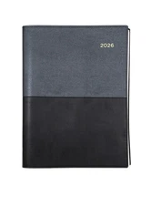 2026 Diary Collins Vanessa A5 Week to View WTO Black 385.V99