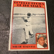 1972 Topps Willie Stargell Boyhood Photos Of The Stars #343 EX HOF Pitt Pirates