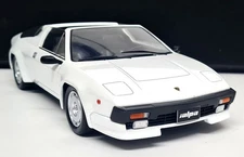 KK 1/18 - Lamborghini Jalpa 3500 1982 White Diecast Scale Model Car 