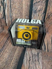Holga Glo 135BC SLR Film Camera Glowing Yellow RARE 30th Anniversary Edition