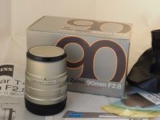 Contax Carl Zeiss Sonnar T* 90mm f/2.8 Lens, boxed