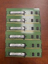 LOT of 6 SK Hynix 8GB 1RX8 PC4-2400T SERVER RAM Memory HMA81GR7AFR8N-UH