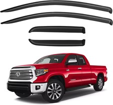 Window Rain Guards Visors Shield For 2007-2021 Toyota Tundra Double Cab Out-cha Window Rain Guards Visors Shield For 2007-2021 Toyota Tundra Double Cab Out-cha