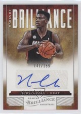 2012-13 Panini Brilliance Marks of Brilliance 141/199 Norris Cole #44 Auto 3z3