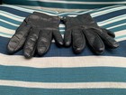 Black Leather Coach Brand Gloves Size 7 Cashmere Lining — photo 6