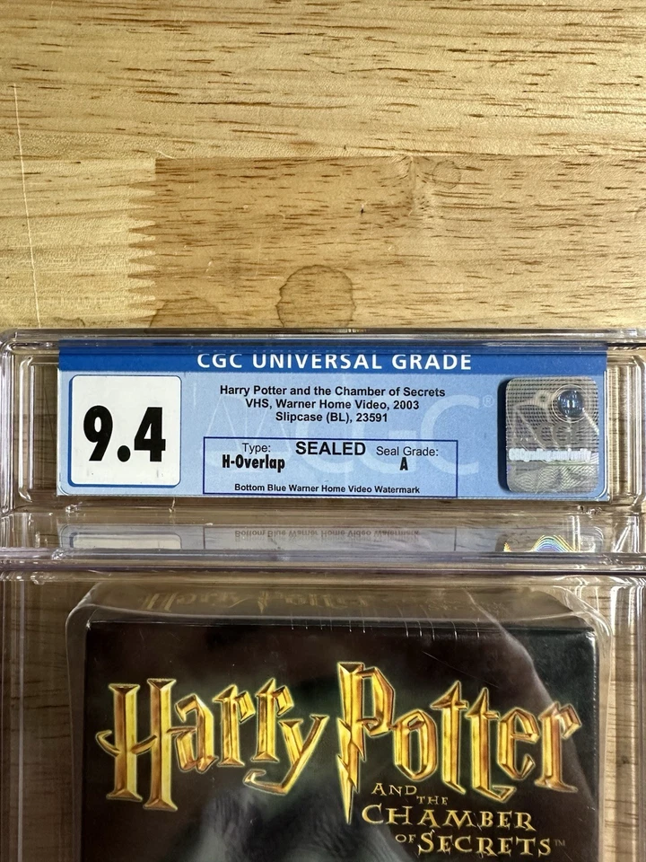 CGC Graded 9.4 A SEALED NEW Harry Potter and the Chamber of Secrets VHS #2 - Image 3 of 3