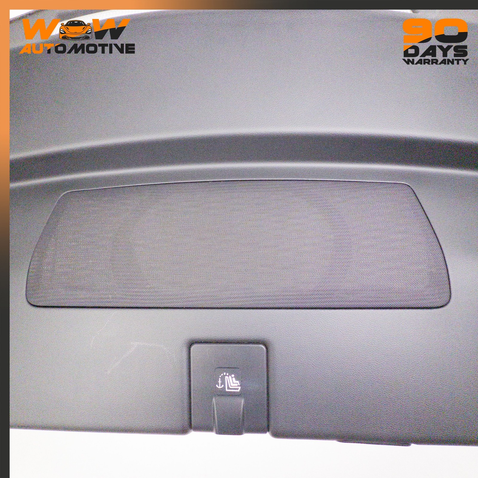 14-19 MASERATI GHIBLI REAR DECK PARCEL SHELF PANEL COVER BLACK ASSEMBLY OEM