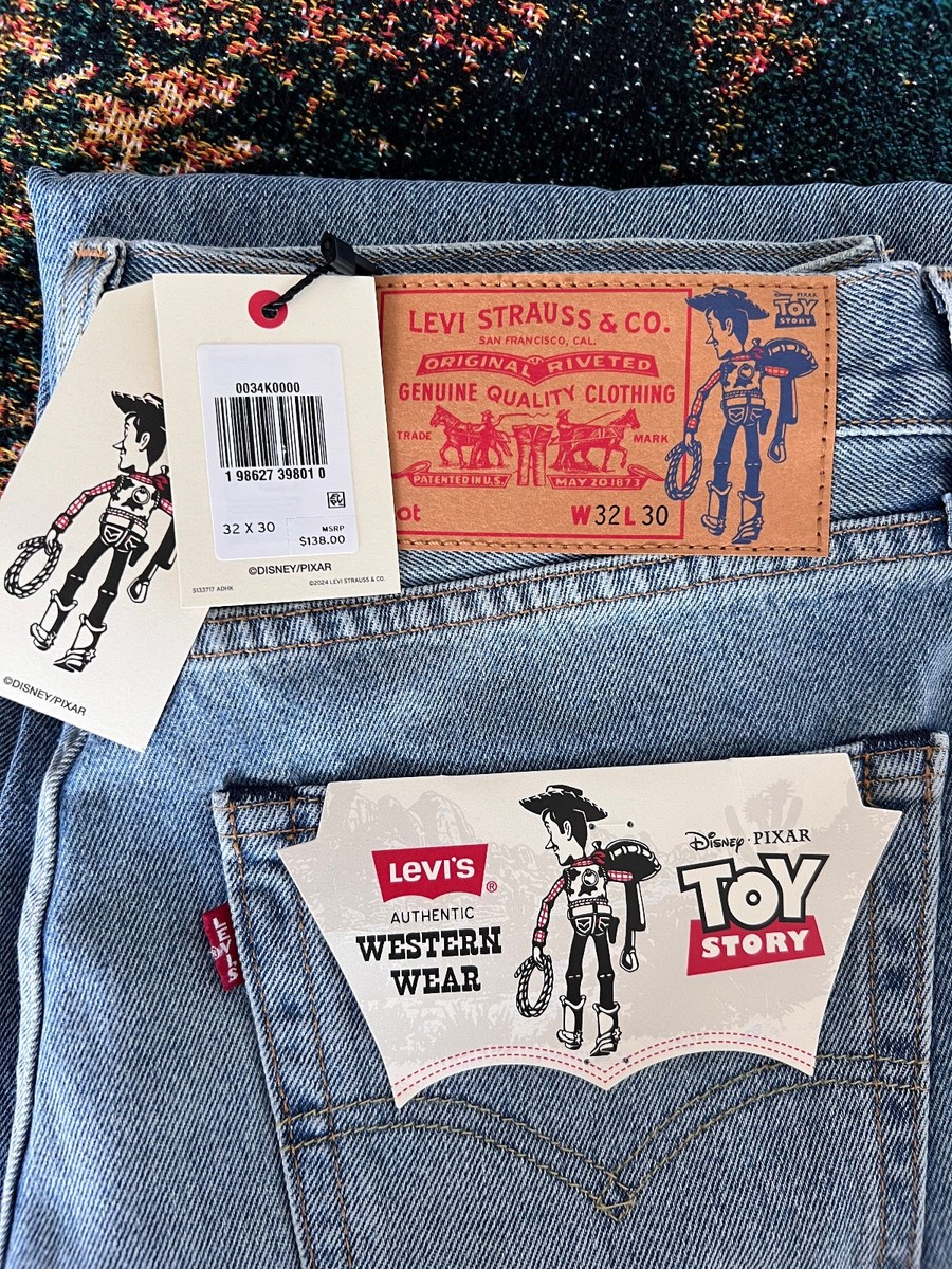 Levi's x Toy Story Loose Fit Jeans - Size 32 x 30 - Blue | eBay