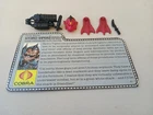 Vintage 1988 G.I. Joe Hydro Viper Helmet, Backpack, Flippers, Knife & Filecard