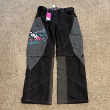O’Neal Apocalypse Motocross Pants Women’s Size 9/10 Black Pink Baggy Convertible