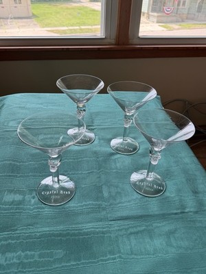 crystal head skull vodka martini glasses