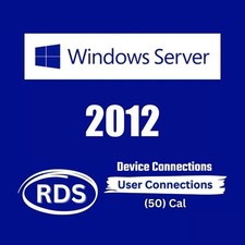 RDS - Remote Desktop Services For Windows Server 2012 50 User/Device Connections