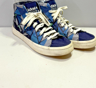 Adidas Originals Court Vantage Mid Lace Up Geometric Women's Shoes S78851 size 9